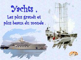 diaporama pps Yachts du monde