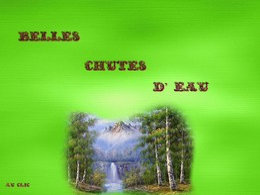 diaporama pps Belles chutes d’eau