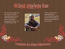 diaporama pps Alik Oleynik artiste peintre russe