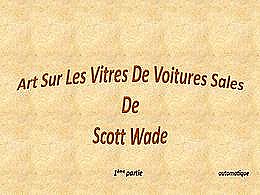 diaporama pps Art sur les vitres de voitures sales 1