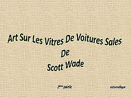 diaporama pps Art sur les vitres de voitures sales 2