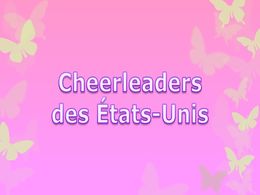 diaporama pps Cheerleaders des Etats-Unis