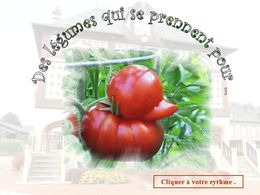 diaporama pps Des légumes qui se prennent pour