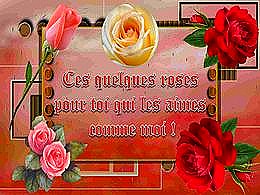 diaporama pps Des roses pour toi qui les aimes