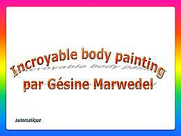 diaporama pps Body painting par Gesine Marwedel