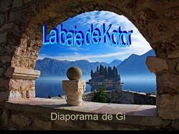 diaporama pps La baie de Kotor