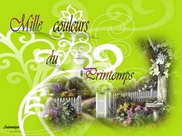 diaporama pps Mille couleurs du printemps