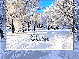 diaporama pps Mystérieux hiver