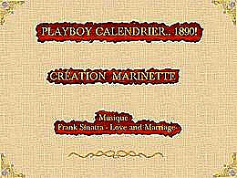 diaporama pps Playboy – Calendrier 1890