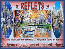 diaporama pps Reflets, paysages et citations