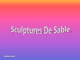 diaporama pps Sculptures de sable