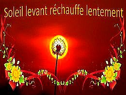 diaporama pps Soleil levant réchauffe lentement