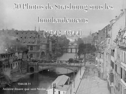 diaporama pps 30 photos – Strasbourg – Bombardements 1943-1944
