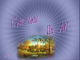 diaporama pps C’est tout un art