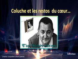 diaporama pps Coluche et les restos du cœur 1986