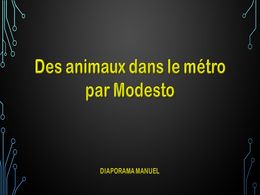 diaporama pps Des animaux dans le métro