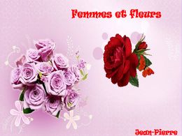diaporama pps Femmes et fleurs