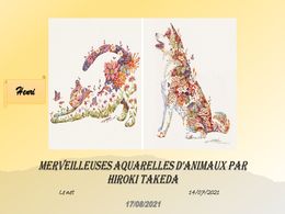 diaporama pps Merveilleuses aquarelles d’animaux – Hiroki Takeda