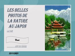 diaporama pps Belles photos de la nature au Japon