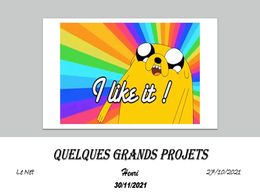diaporama pps Quelques grands projets
