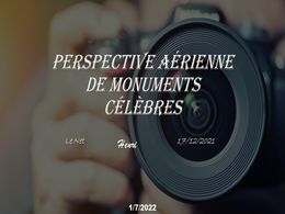 diaporama pps Perspective aérienne de monuments célèbres