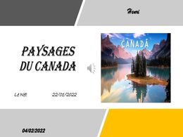 diaporama pps Paysages du Canada
