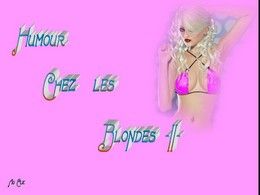 diaporama pps Humour chez les blondes II