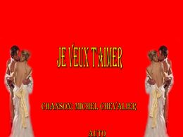 diaporama pps Je veux t’aimer