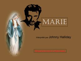 diaporama pps Johnny Hallyday – Marie