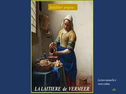 diaporama pps La laitière de Vermeer