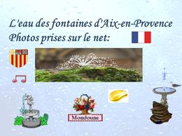 diaporama pps Les fontaines d’Aix-en-Provence