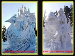 diaporama pps Sculptures sur neige