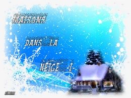 diaporama pps Maisons dans la neige I