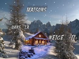 diaporama pps Maisons dans la neige II