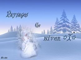 diaporama pps Paysages en hiver I