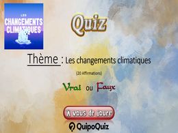 diaporama pps Quiz changements climatiques
