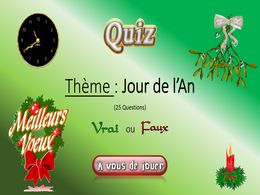 diaporama pps Quiz jour de l’an 1