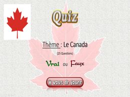 diaporama pps Quiz le Canada