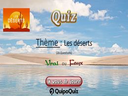 diaporama pps Quiz les déserts