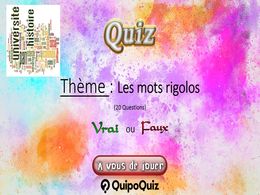 diaporama pps Quiz les mots rigolos
