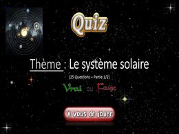 diaporama pps Quiz systeme solaire 1 – 2