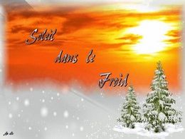 diaporama pps Soleil dans le froid