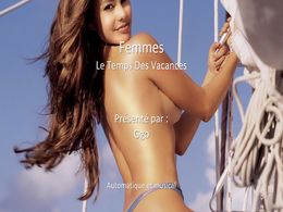 diaporama pps Femmes le temps des vacances