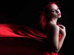 diaporama pps Femmes rouge et noir