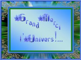 diaporama pps Grand merci l’univers