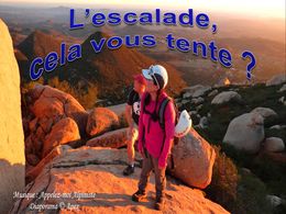 diaporama pps L’escalade ça vous tente ?