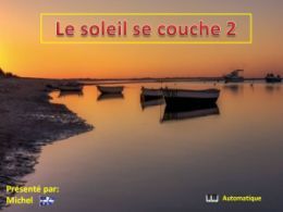diaporama pps Le soleil se couche 2