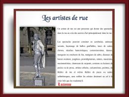 diaporama pps Les artistes de rue