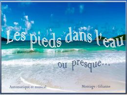 diaporama pps Les pieds dans l’eau