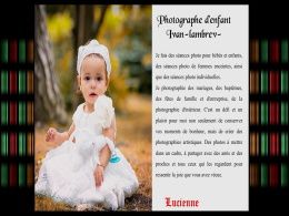 diaporama pps Photographe d’enfant – Ivan Lambrev